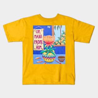 Still life with yellow flowers Kids T-Shirt